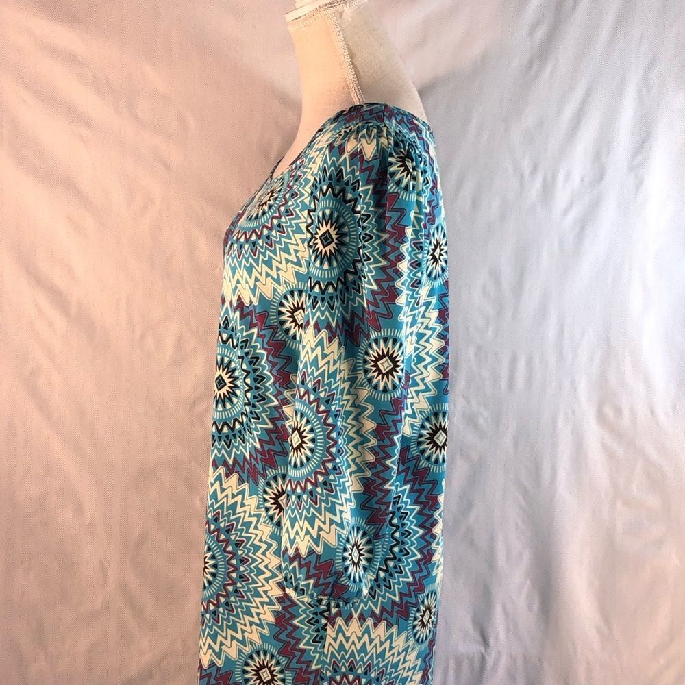 Felicity & Coco Jersey Multi Color Shift Dress 3/… - image 5